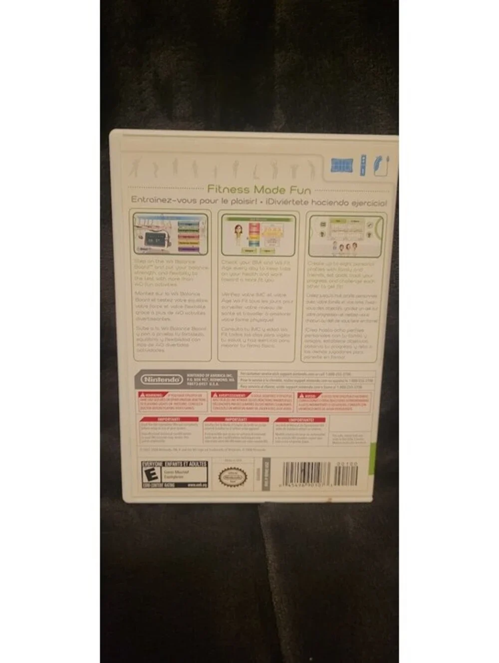 Wii Fit Nintendo Wii 2008 Fitness Game Complete In Box CIB With Manual